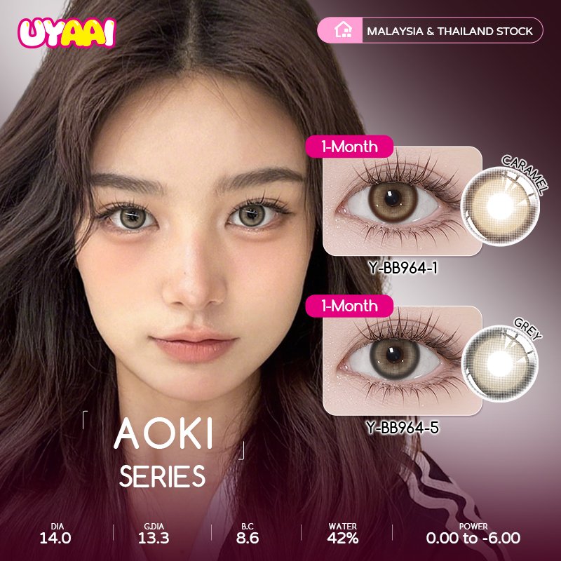 Aoki Collection Monthly Colored Contact Lenses