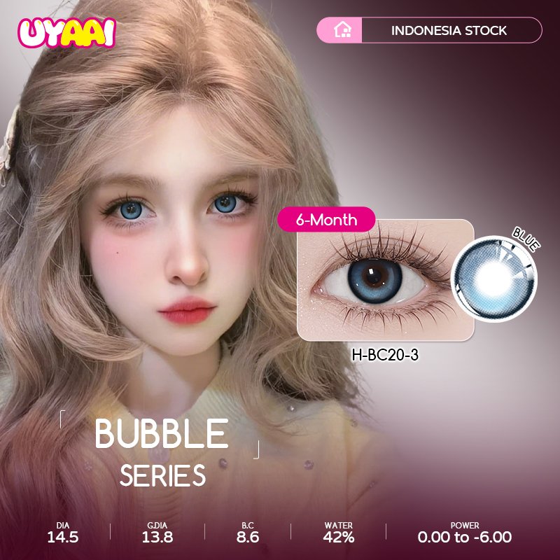 BUBBLE Collection 6 Months Colored Contact Lenses