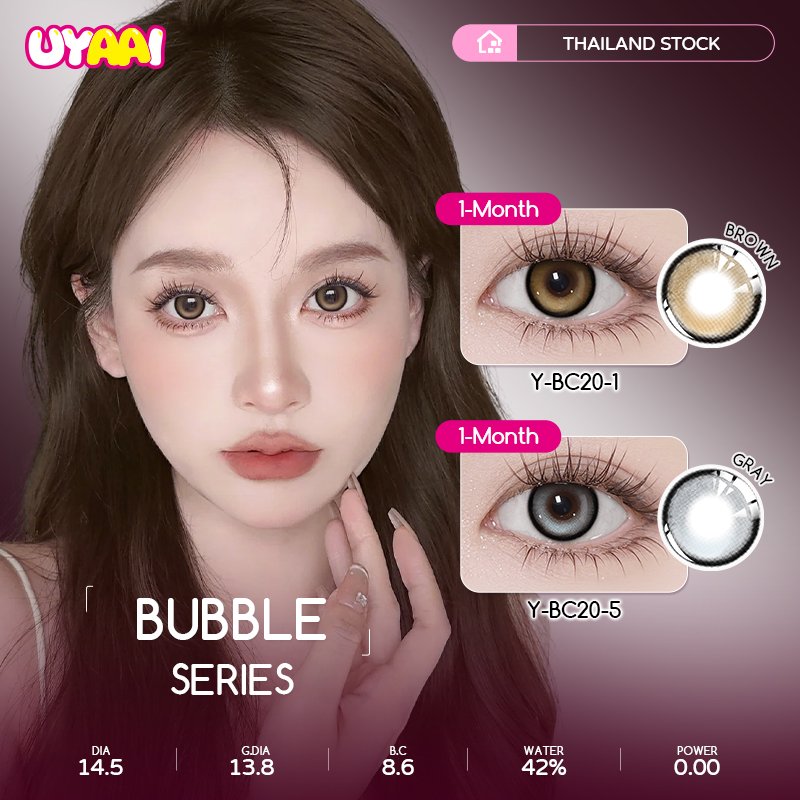 BUBBLE Collection Monthly Colored Contact Lenses