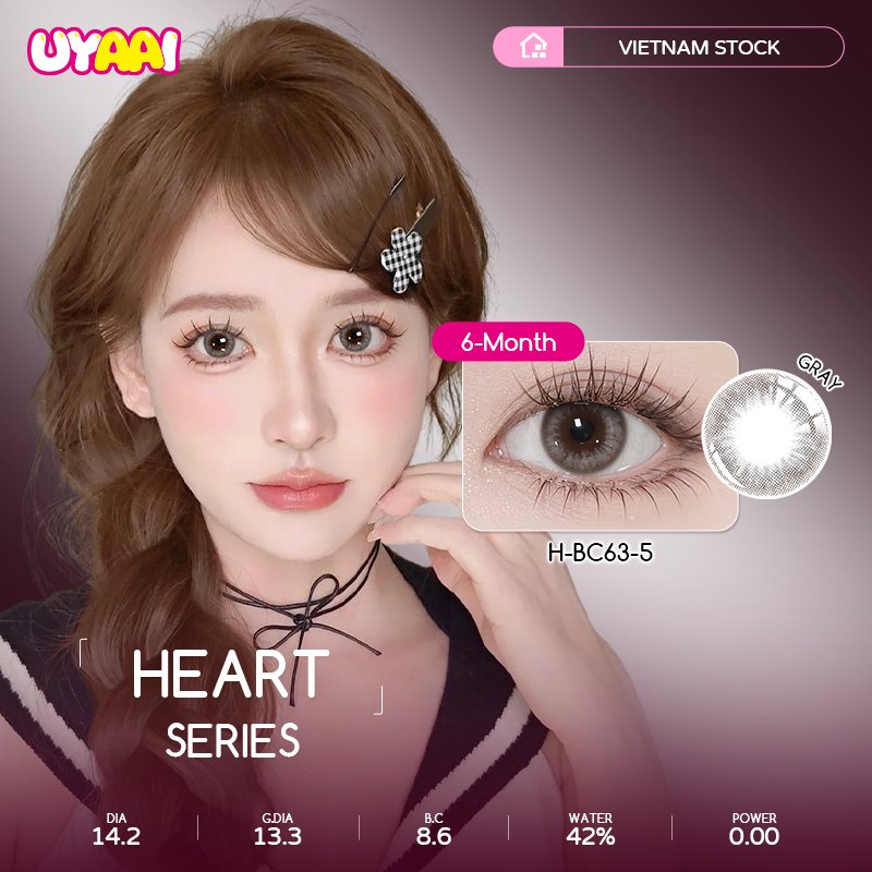 Heart Collection 6 Months Colored Contact Lenses