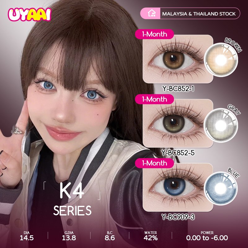 K4 Collection Monthly Colored Contact Lenses