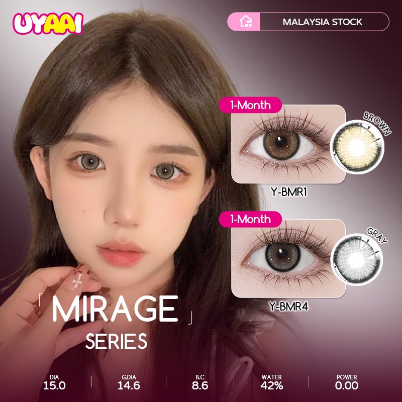 Mirage Collection Monthly Colored Contact Lenses