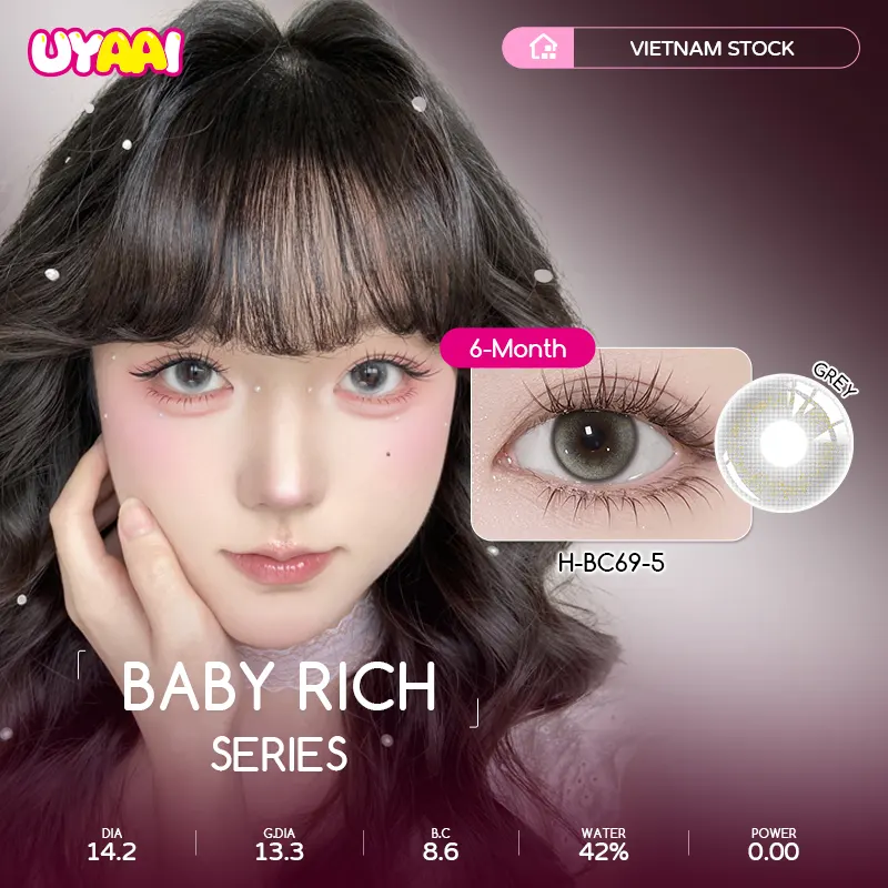 Baby Rich Collection 6 Months Colored Contact Lenses