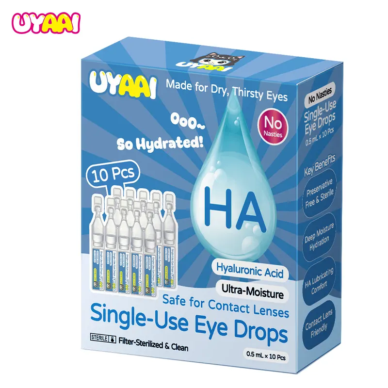 UYAAI Hyaluronic Acid Single-Use Eye Drops 0.5ml