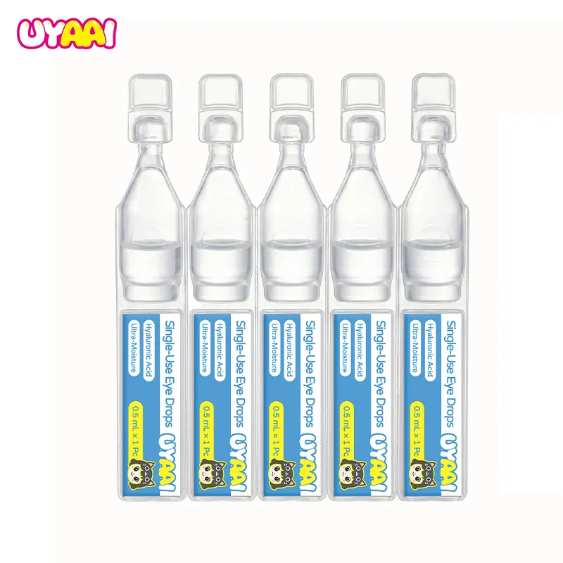 UYAAI Hyaluronic Acid Single-Use Eye Drops 0.5ml image 2
