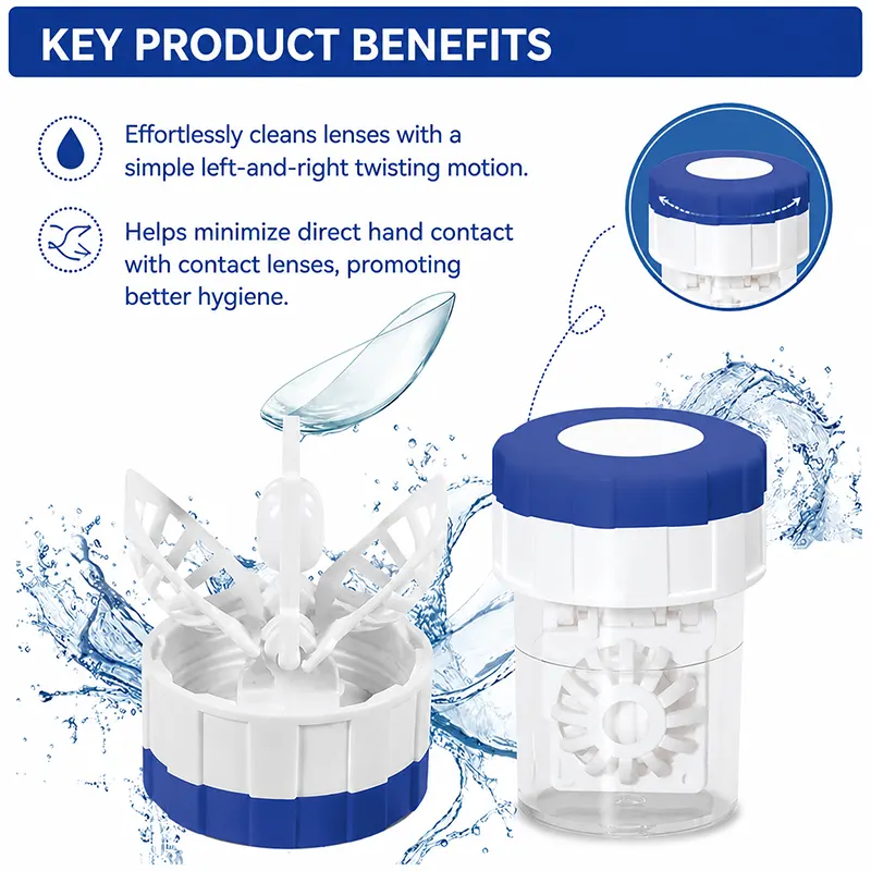 UYAAI Multi-Color Manual Contact Lens Cleaner image 3