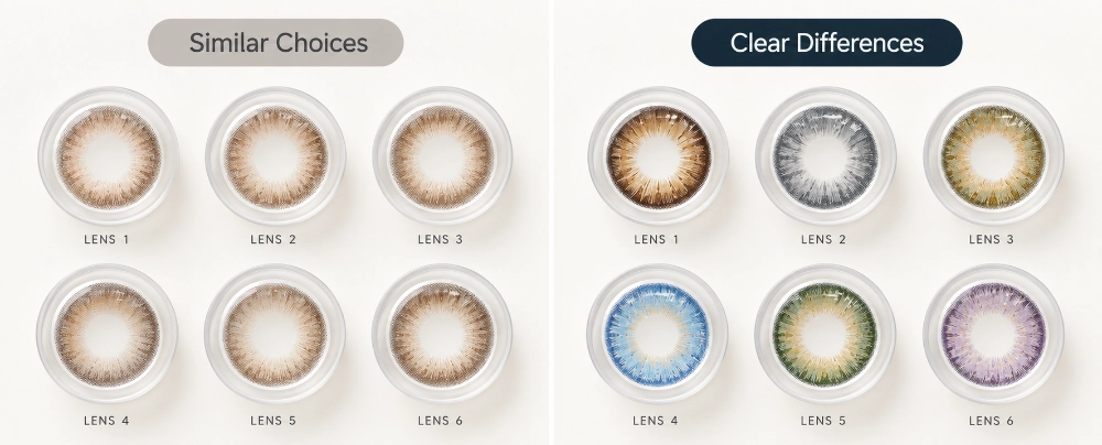 Similar Choices Vs Clear Differences
