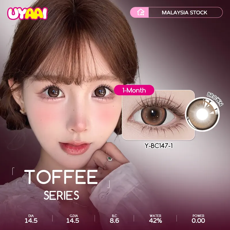 Toffee Collection Monthly Colored Contact Lenses