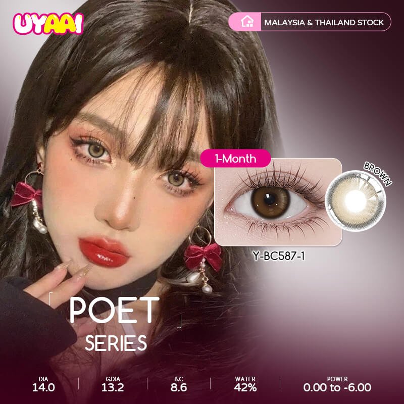 Poet Collection Monthly Colored Contact Lenses