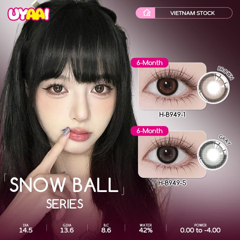 Snow Ball Collection 6 Months Colored Contact Lenses