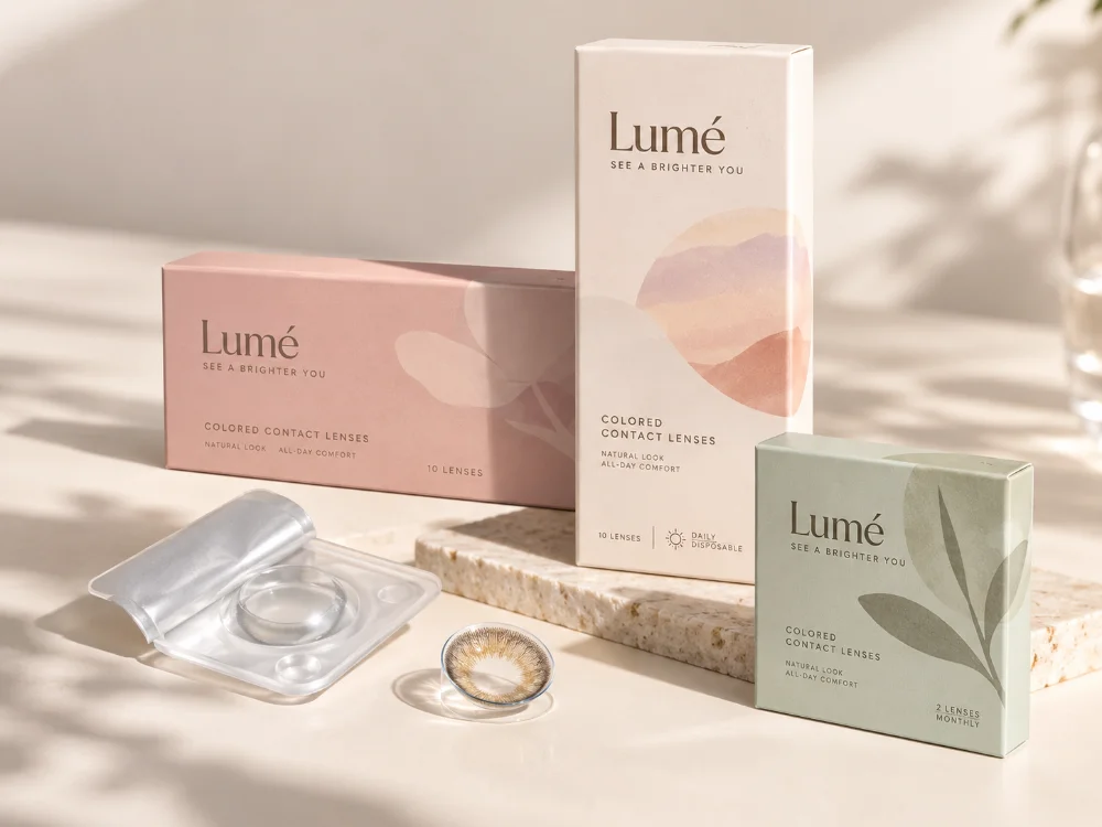 Build Your Own Colored Contact Lens Line